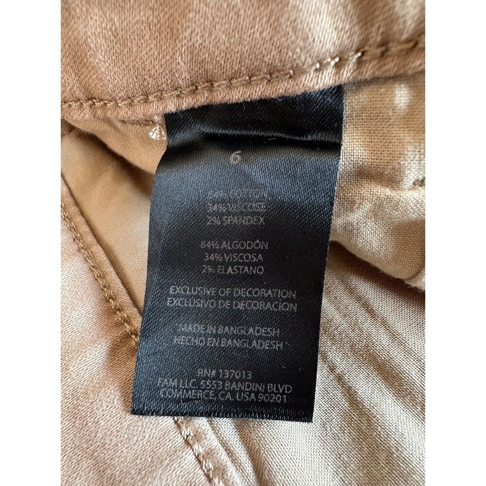 Banana Republic Women's Size 6 Casual Shorts Khaki Tan Classic 4 1/2” Inseam - Picture 5 of 5